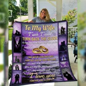 My Wife I Love You Quilt Blanket Ps526B  Quilt